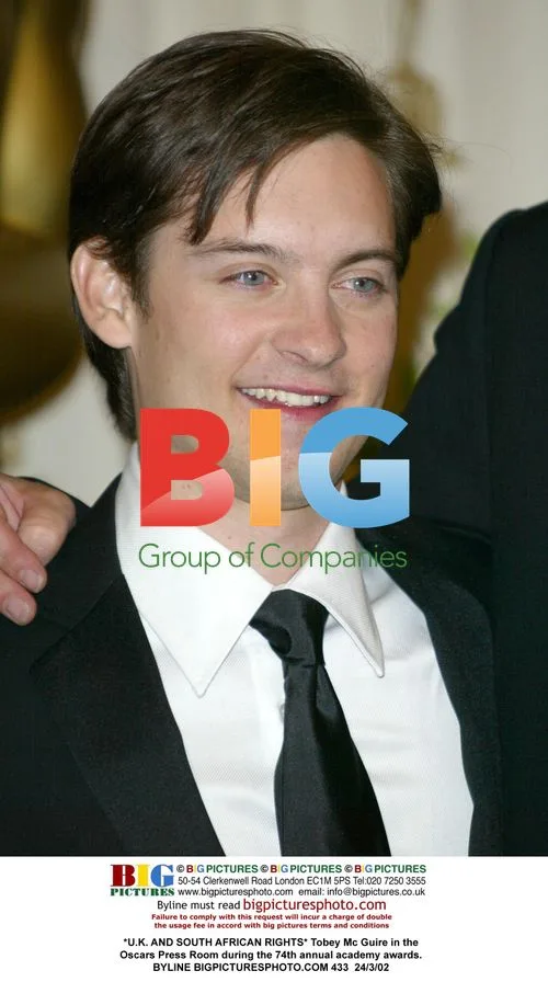 Tobey Mc Guire at 74th Oscars Press Room