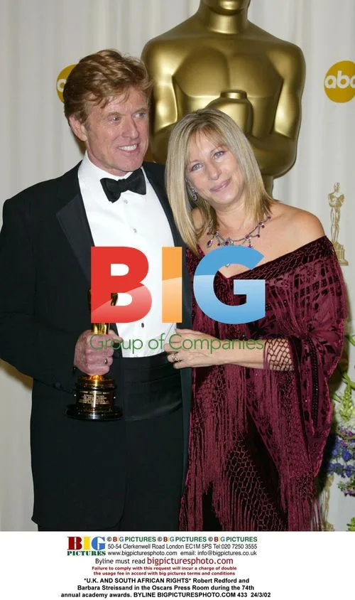 Robert Redford and Barbara Streissand at Oscars