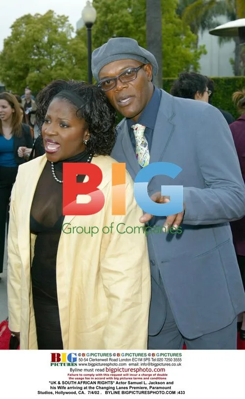 Samuel L. Jackson at Changing Lanes Premiere