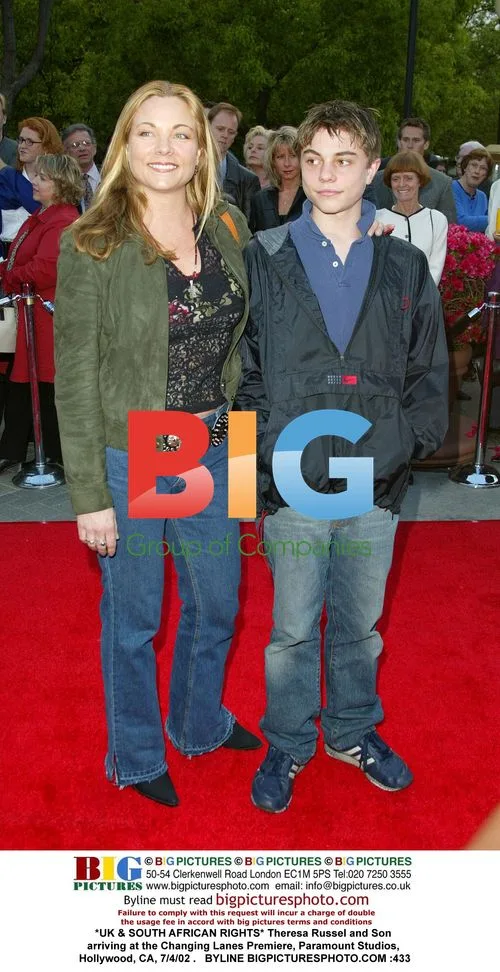 Theresa Russel and Son at Changing Lanes Premiere