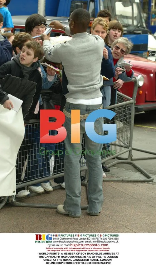 Boy Band Blue Member at Capital FM Radio Awards