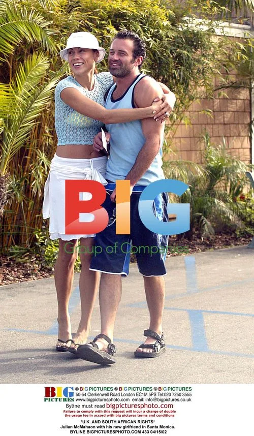 Julian McMahaon with new girlfriend in Santa Monica