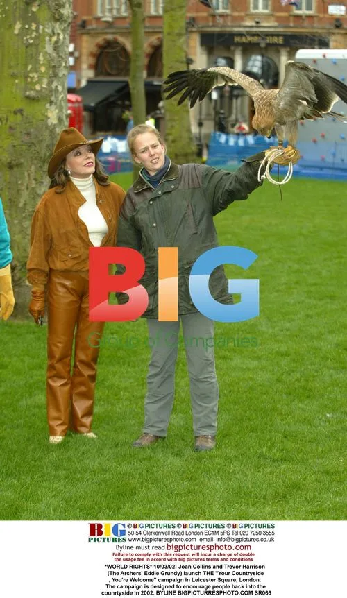 Joan Collins and Trevor Harrison Launch Campaign