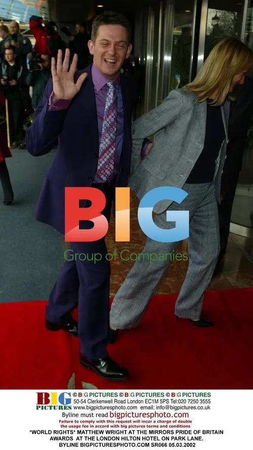 Matthew Wright at Pride of Britain Awards