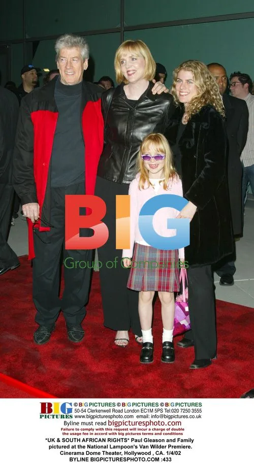 Paul Gleason and Family at Van Wilder Premiere