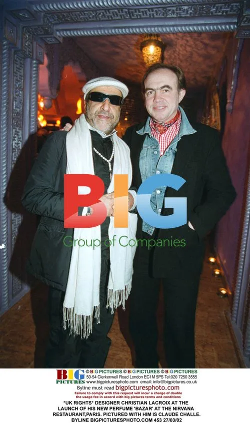 Christian Lacroix at Bazar perfume launch