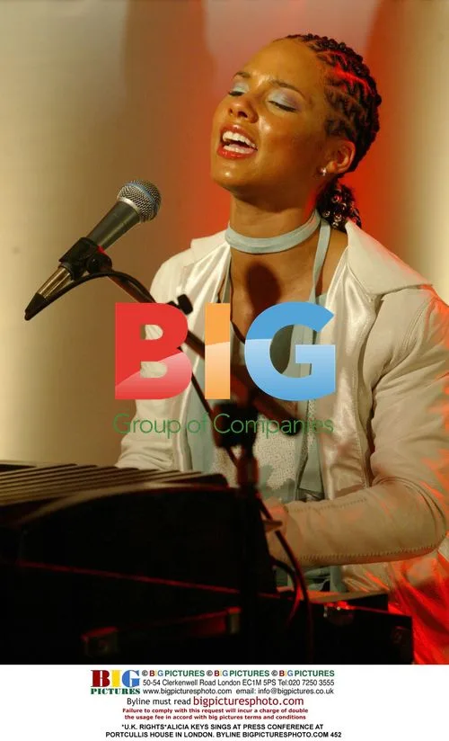 Alicia Keys at Press Conference in London