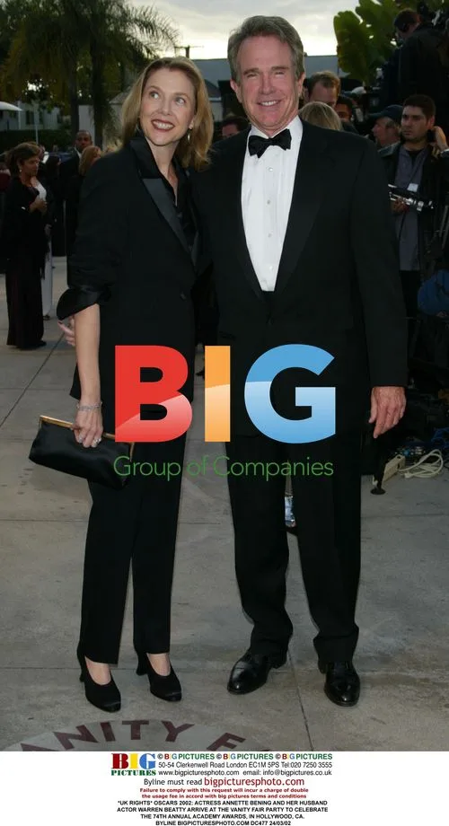 Annette Bening and Warren Beatty at Vanity Fair Party