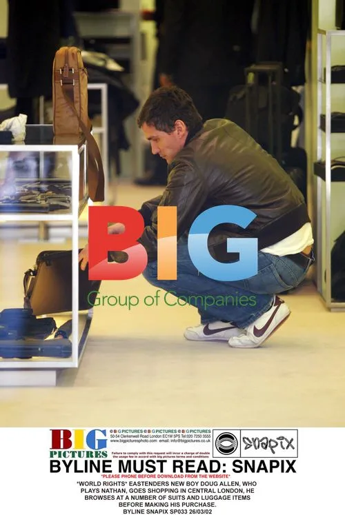 EastEnders' Doug Allen Shopping in London