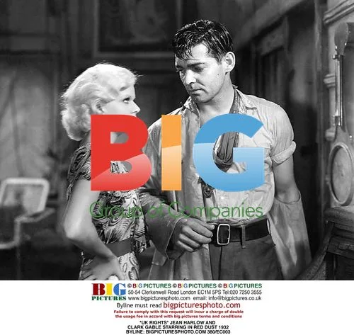 Jean Harlow & Clark Gable in Red Dust (1932)