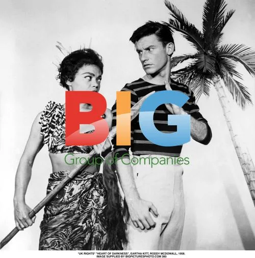 Eartha Kitt & Roddy McDowall in "Heart of Darkness"