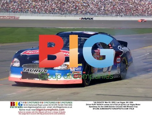 Kurt Busch at the Las Vegas Motor Speedway