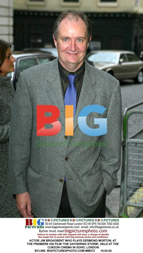 ACTOR JIM BROADBENT AT THE 'GATHERING STORM' PREMIERE