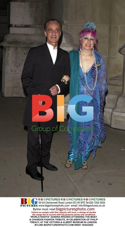 Zandra Rhodes at Moet & Chandon Fashion Tribute