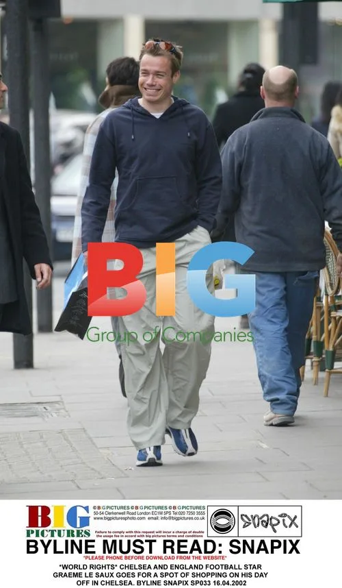 Chelsea Footballer Graeme Le Saux Shopping