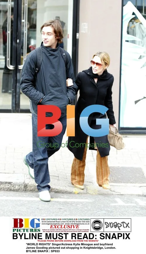 Kylie Minogue and James Gooding Shopping in London