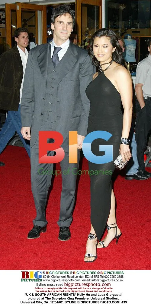 Kelly Hu and Luca Giorguetti at The Scorpion King Premiere