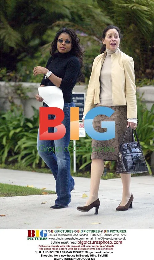 Janet Jackson House Shopping in Beverly Hills