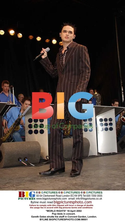 Pop Idol Gareth Gates Performs in London