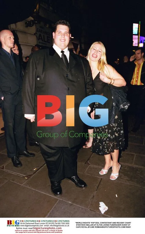 Pop Idol Rick Waller at Elton John Event