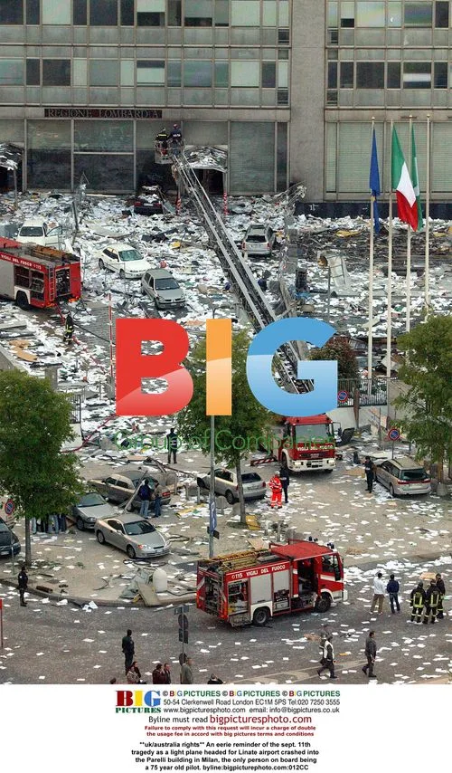 Plane Crashes Into Milan Building