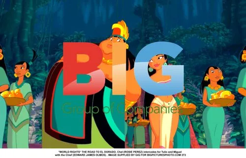Chel intercedes with the Chief in "The Road to El Dorado"