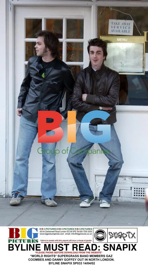 Supergrass Band Members Out in North London