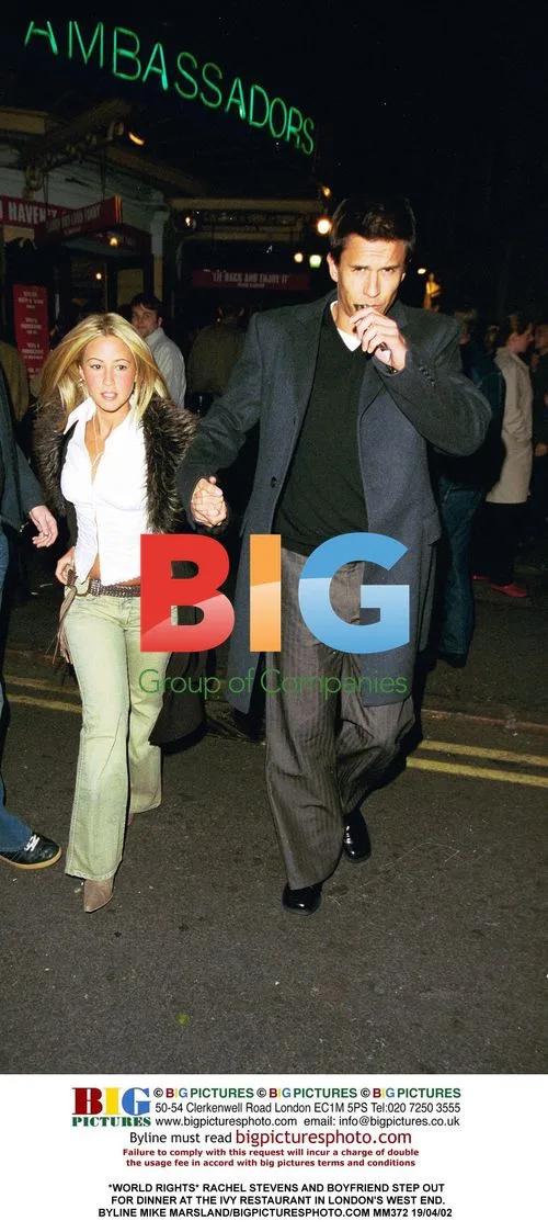 Rachel Stevens and Boyfriend Dining at The Ivy