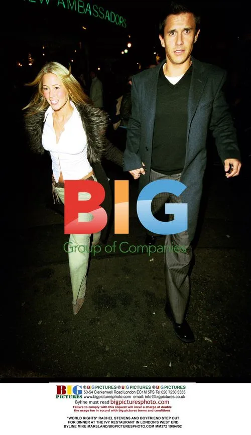 Rachel Stevens and Boyfriend Out for Dinner