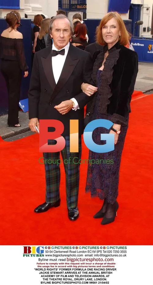Jackie Stewart Arrives at BAFTA Awards