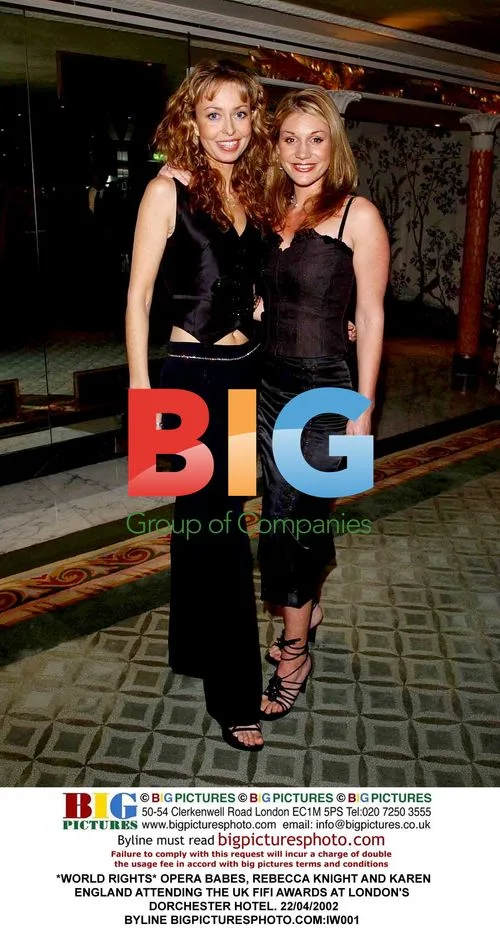 OPREA BABES, REBECCA KNIGHT AND KAREN ENGLAND at UK FIFI Awards