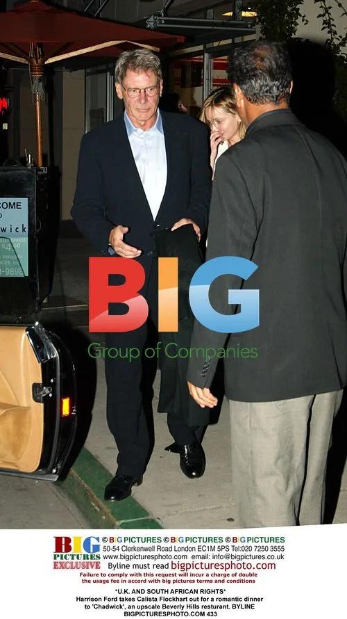 Harrison Ford and Calista Flockhart at Upscale Dinner