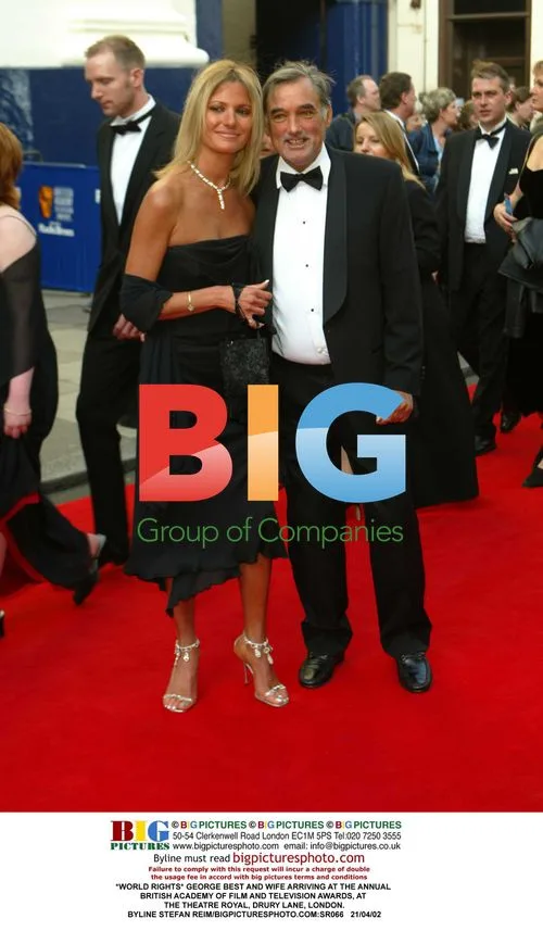 George Best and wife at BAFTA Awards