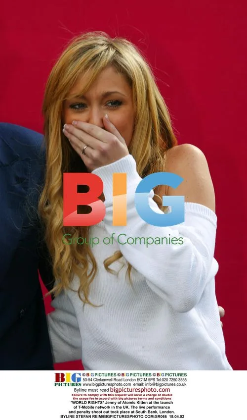 Jenny of Atomic Kitten at T-Mobile Launch