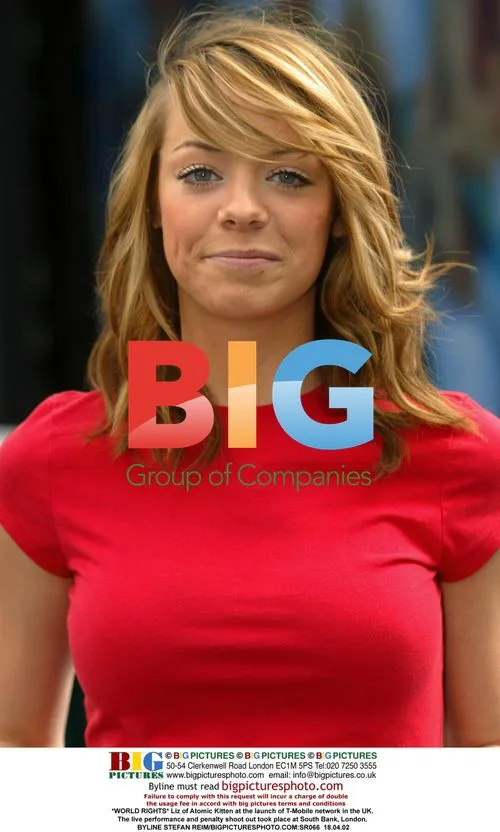 Liz of Atomic Kitten at T-Mobile UK launch
