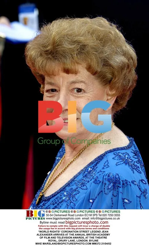 CORONATION STREET LEGEND JEAN ALEXANDER ARRIVES AT BAFTA AWARDS