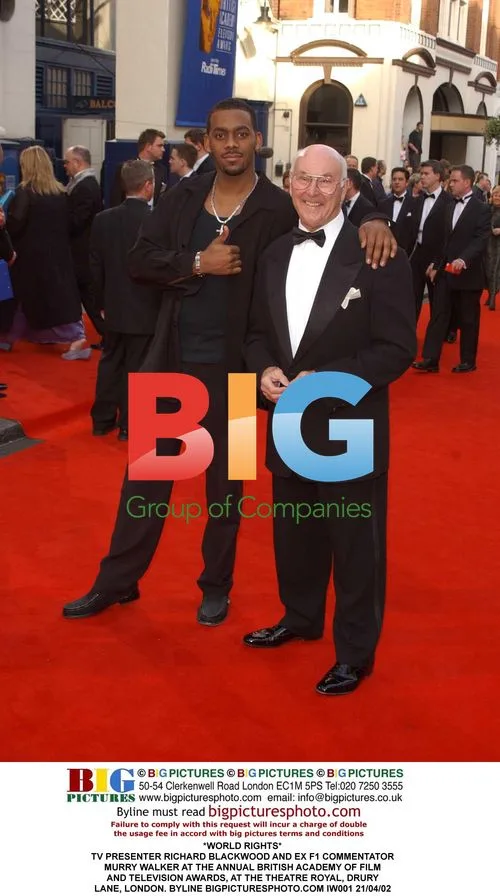 Richard Blackwood and Murry Walker at BAFTA Awards