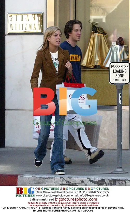 Tori and Randy Spelling Shopping in Beverly Hills