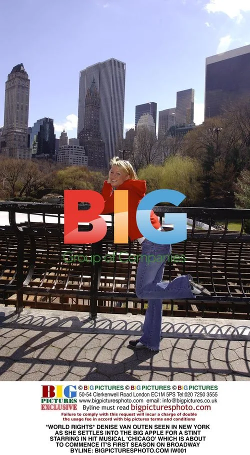 Denise Van Outen in NYC for 'Chicago' on Broadway
