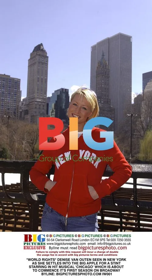 Denise Van Outen Arrives in New York