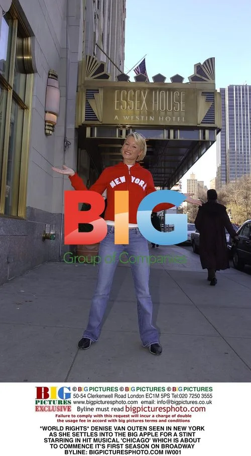 Denise Van Outen in New York for Chicago