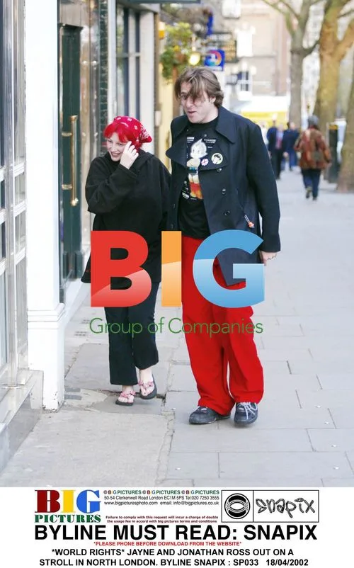 Jayne and Jonathan Ross on Stroll in North London