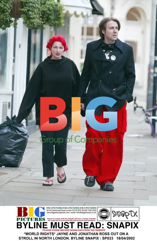 Jayne and Jonathan Ross out for a stroll