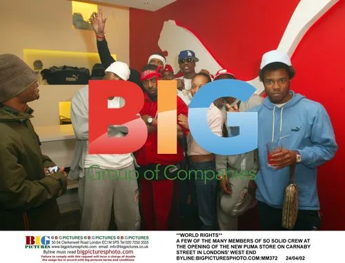 So Solid Crew at Puma Store Opening in London