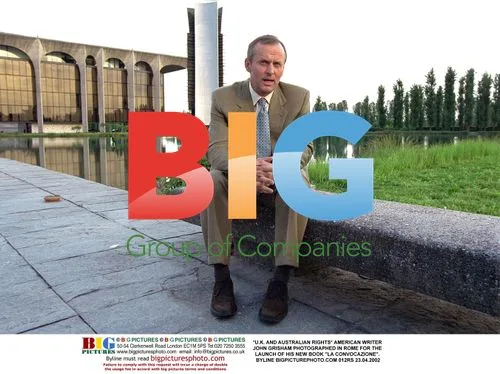 John Grisham Photographed in Rome for Book Launch