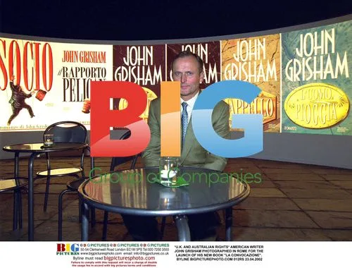 John Grisham Photographed in Rome for Book Launch