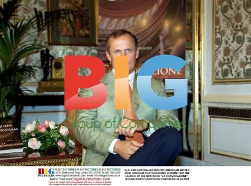 John Grisham Photographed in Rome for Book Launch