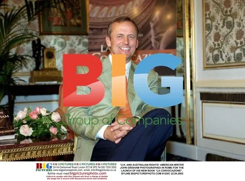 John Grisham photographed in Rome for book launch