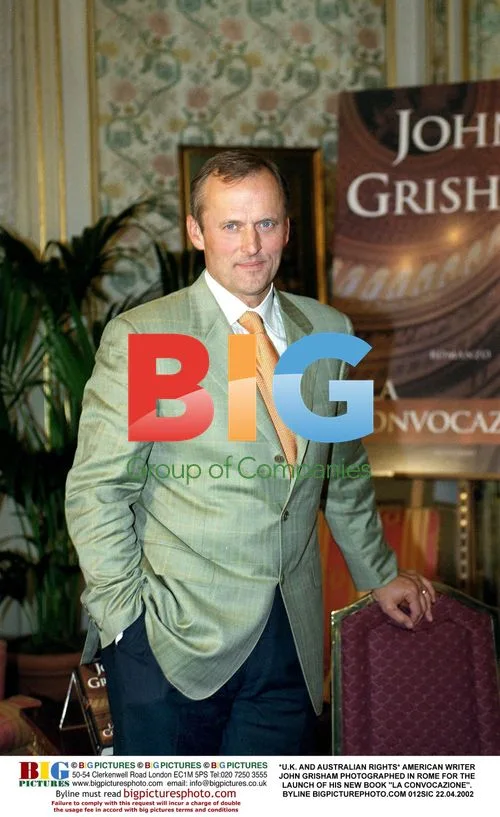 John Grisham at book launch in Rome