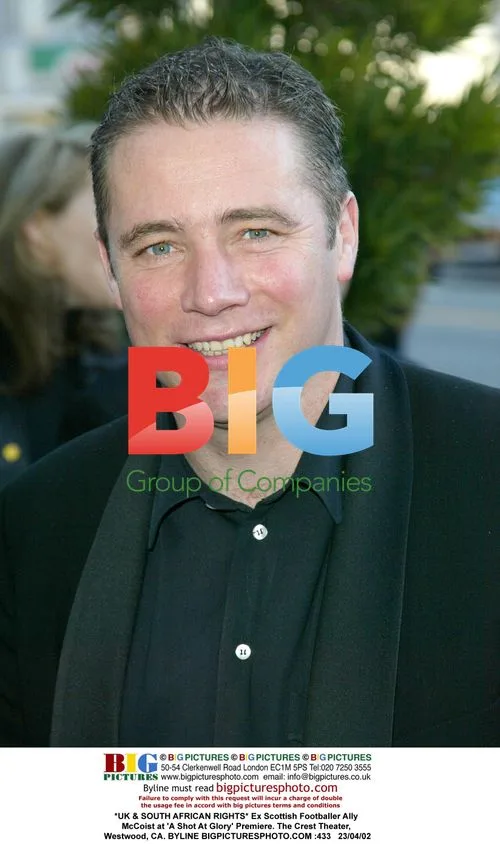 Ally McCoist at 'A Shot At Glory' Premiere